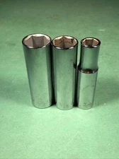 Craftsman | 3/8" 9/16" 5/8" | 3/8" Drive 6-Point Deep Socket Lot | G Series USA