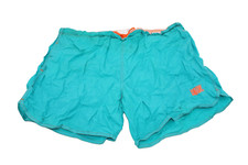 Vintage Laguna Swim Trunks Shorts Men's Size XL Mesh Logo Turquoise Teal DAMAGED