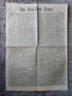 NEW YORK-TIMES CIVIL WAR NEWSPAPER FEB 4 1865 MILITARY REBEL GENERALS SURRENDER+
