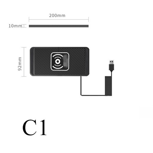 Wireless Car Phone Charger Fast Charging Pad Mat Fit For Apple iPhone Samsung - 第 2/17 張圖片