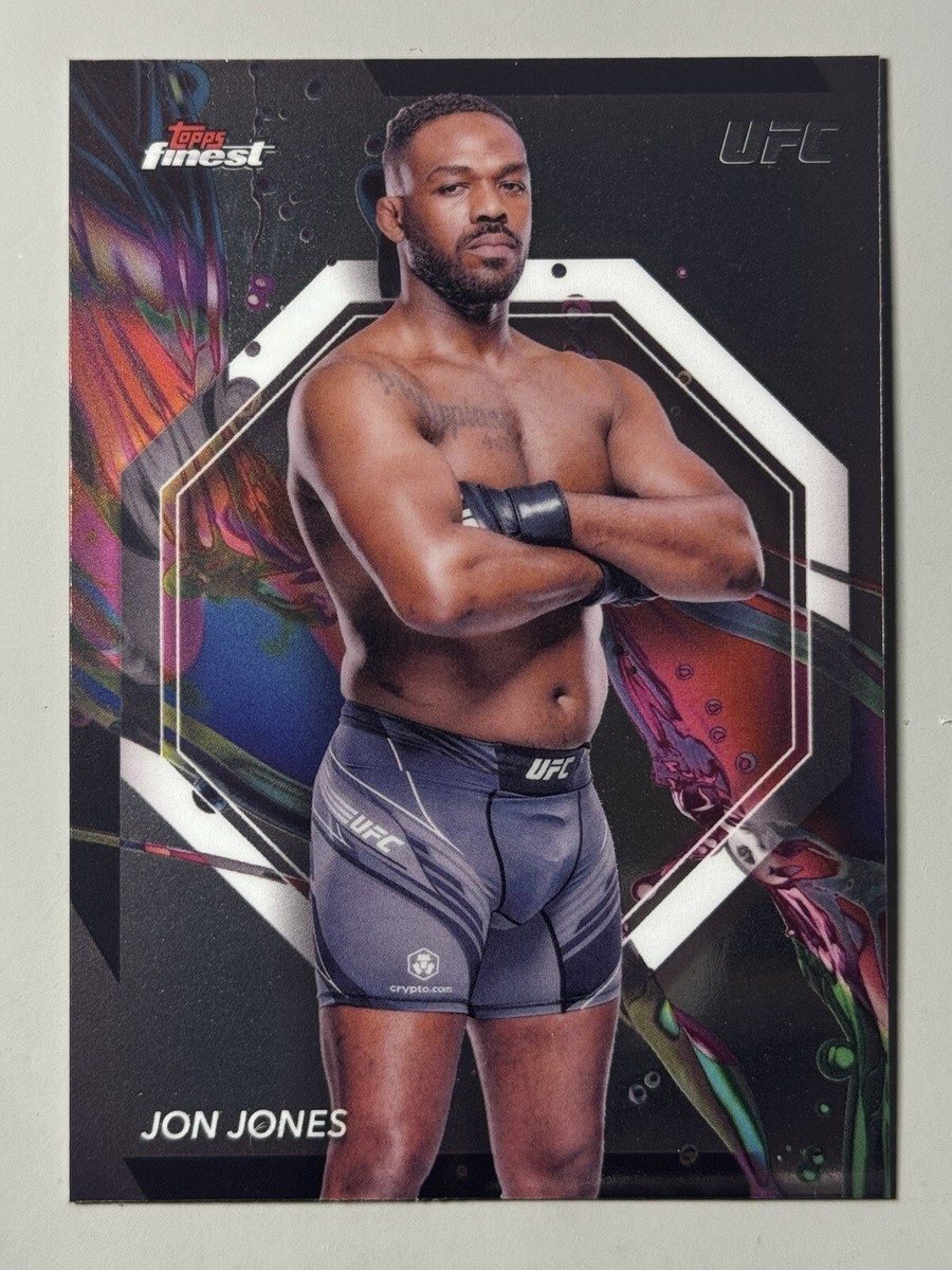 Jon Jones 2024 Topps Finest UFC Legend #61 Heavyweight Champion Chrome |  eBay