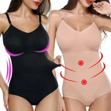 Fajas Colombianas Reductoras Full Body Shaper Levanta Cola Post Surgery Bodysuit