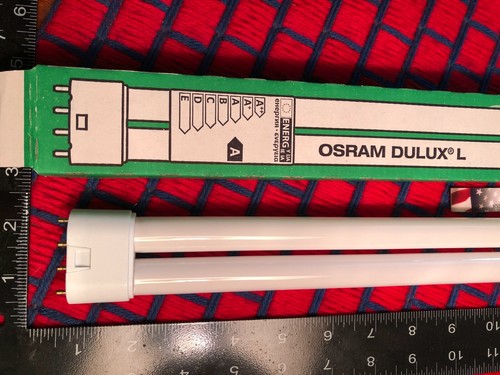 NEW 55 watt 2G11 POWER COMPACT 4 PIN PL-L fluorescent light bulb 55w OSRAM 5400K - 第 5/5 張圖片
