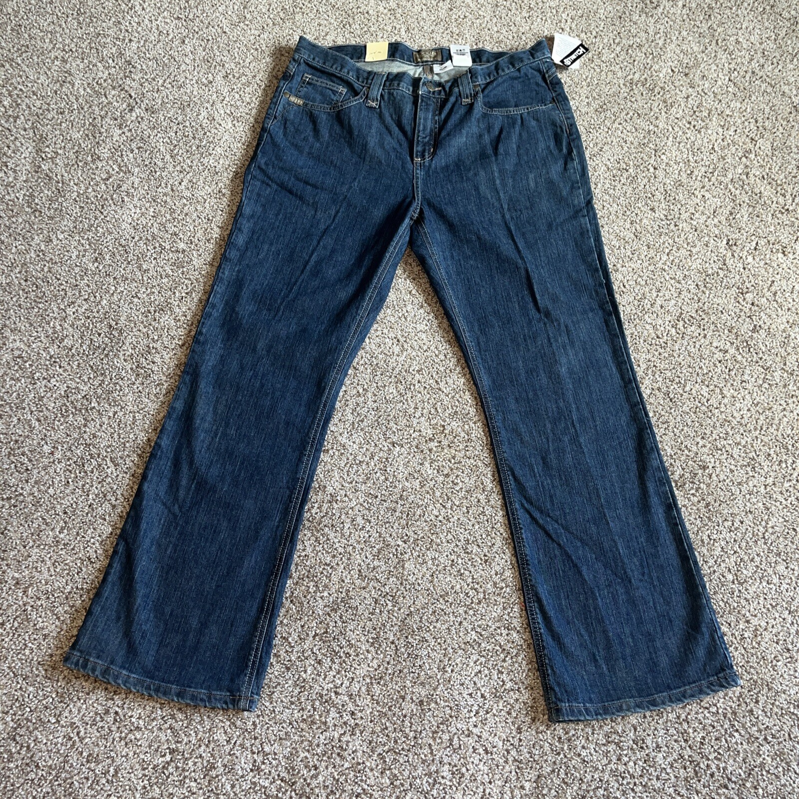 Rockies Jeans Natural Rise Rebecca Slim Blue Womens Sz 16S (34 X 30) New - View 2
