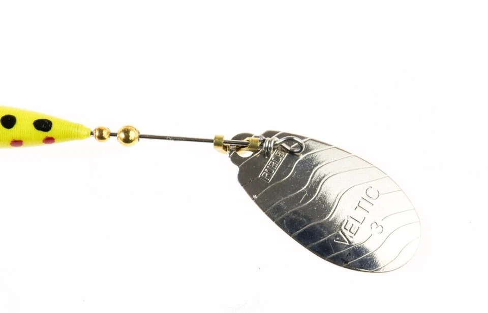 Cucchiaino RUBLEX VELTIC originale - Sora Fibreno Size 3 argento e giallo AZ347B - Immagine 3 di 4