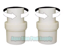 Swimming Pool Vacuum Hose Swivel Connector Adaptor 1.5" Replaces R201566 (2PK)