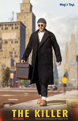 レオン1/12 MT2102 THE KILLER殺し屋 1/12 Scale MAGIC TOYS MT2102 Cold Killer Leon Jean Reno 6in