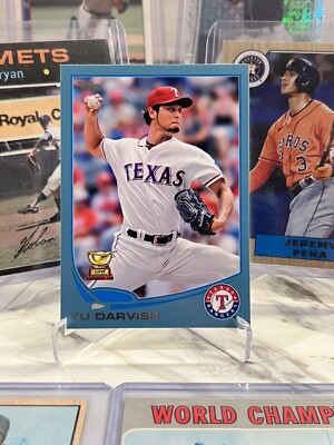 2013 Topps #11 Yu Darvish RC Walmart Blue Border *NM+* | eBay