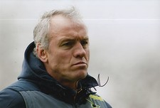 LEEDS RHINOS HAND SIGNED BRIAN MCDERMOTT 12X8 PHOTO.