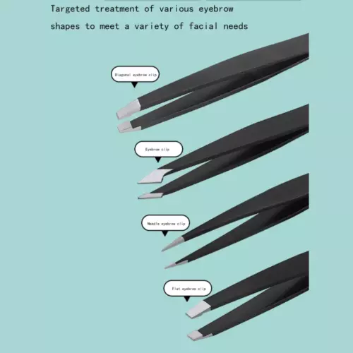 6Pcs Professional Tweezers Multi-Purpose Eyebrow Tweezers & Ingrown Facial Hair - Picture 7 of 23
