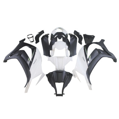 ABS Plastic White Fairing Kit for 2011-2015 Kawasaki ZX10R 13 Injection Bodywork