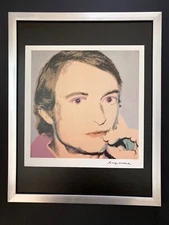 Andy Warhol | Vintage 1984 Roy Lichtenstein Print Signed | Mounted and Framed