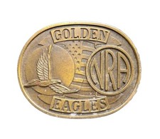 Vintage Golden Eagles NRA Belt Buckle