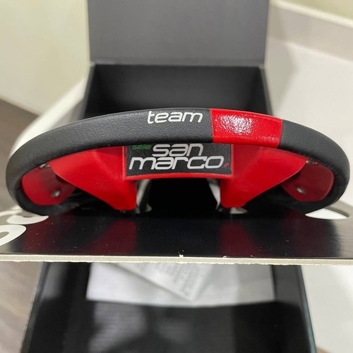 SELLE SAN MARCO Regale Racing Saddle Team Edition black red - Picture 4 of 6
