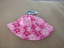 Girl's Toddler Multi-Colored Sun Hat SUNPOINT Brand One SIZE MOST TODDLERS NEW