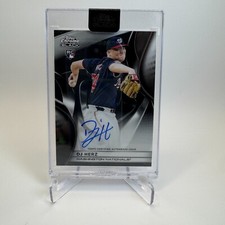 2025 Topps Chrome Black DJ Herz RC Encased On Card Auto Nationals #CBA-DH