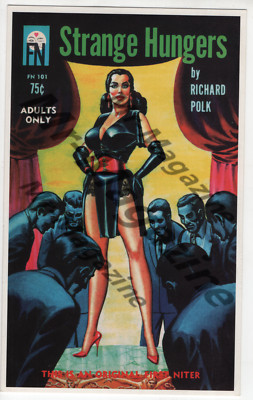 Pulp Novel Cover Repro 4''x6'' Postcard Sexy Cheesecake Vintage Risqué Pinup PL-92