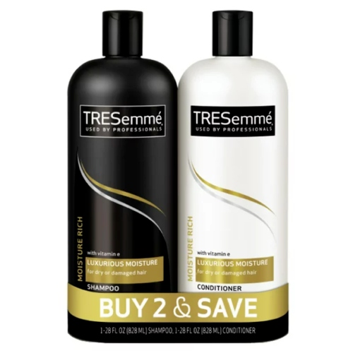 Tresemme Rich Moisture Shampoo and Conditioner - 28 oz, 2 Count