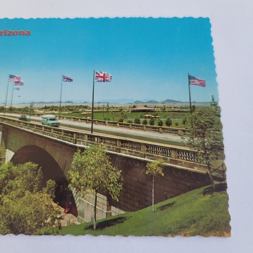 Postal de colección 1977 Puente de Londres Lake Havasu City Arizona postal sin publicar - Imagen 4 de 15