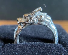 Sarda, Bali Handmade, Sleek & Modern, Sterling, Dragon Ring- Various Sizes
