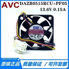 For AVC DAZA0515RCU DC13.6V 50 50 15mm Waterproof Silent Cooling Fan 4wire