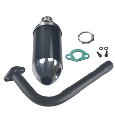 Exhaust Muffler Pipe Kit For Predator 212cc 196cc 6.5HP Gas Mini Bike Go Kart