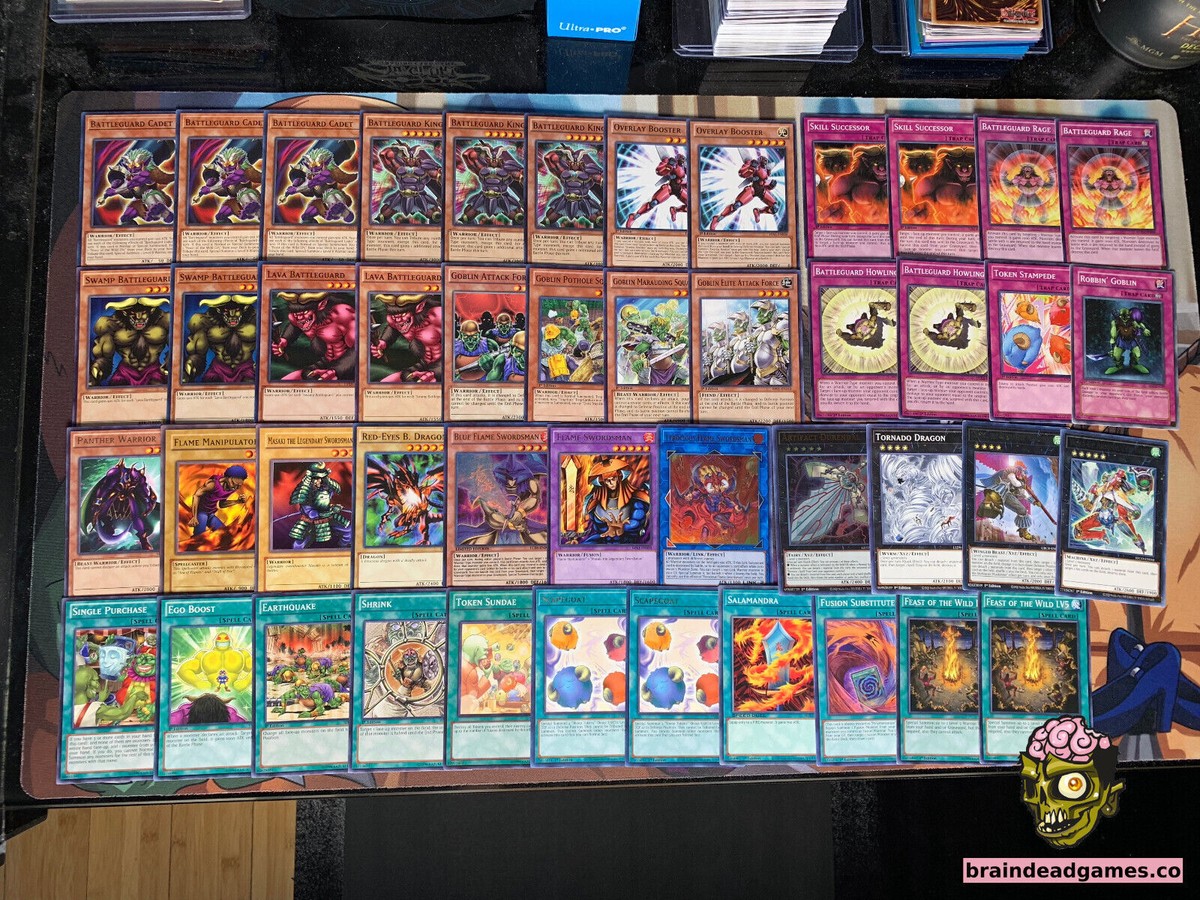 Yugioh Red-Eyes Black Dragon Deck - Joey Wheeler, Warrior, Battleguard,  Jinzo | eBay