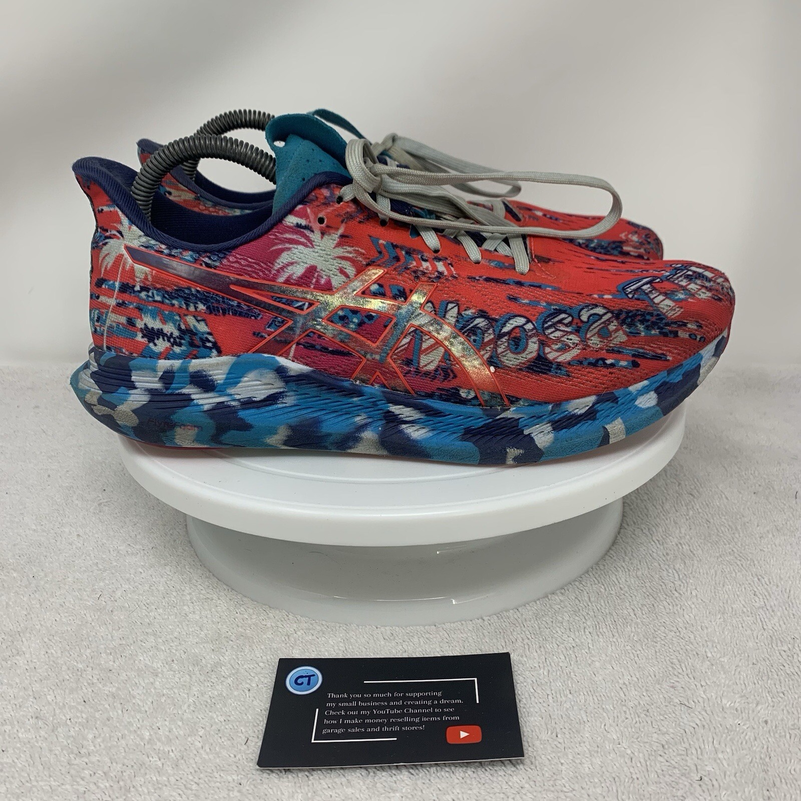 ASICS Noosa Tri 14 Shoes Women’s Size 9.5 Diva Pink Indigo Blue Running Sneakers