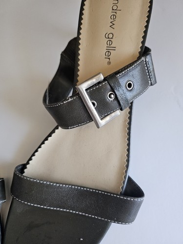 ANDREW GELLER - STRAPY SLIDES SZ. 8 - Picture 2 of 5