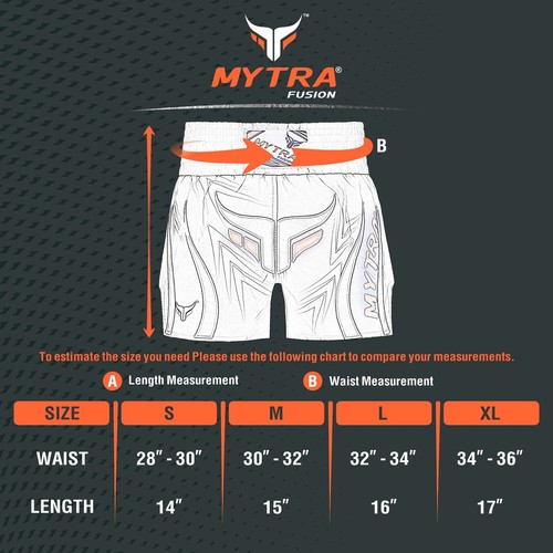 Pantalones cortos de boxeo Mytra Combat Pro para boxeo MMA Muay Thai, pantalones cortos de anillo - Imagen 3 de 4