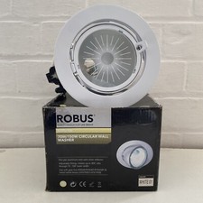 INDUSTRIAL EYEBALL DOWNLIGHT WHITE CEILING SPOTLIGHT 150W CIRCULAR WALL WASHER