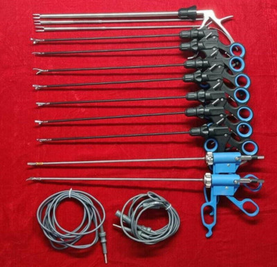 12pc Laparoscopic Surgery Set 5mmx330mm Best Quality Surgical Instruments