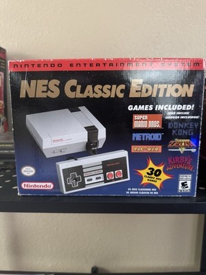 Nintendo NES Classic Edition Game complete with entire NES library.
