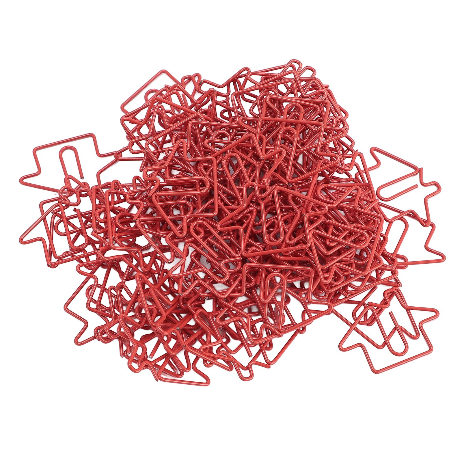 100Pcs House Shaped Paper Clips Iron Wire Multifunctional Decorative Fancy Paper