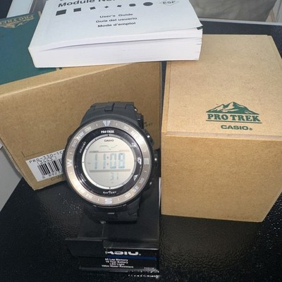 Casio Pro Trek PRG 330-1 Black Resin Men's Wrist watch