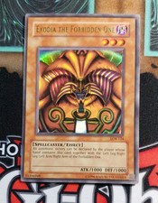 YuGiOh Exodia the Forbidden One LOB-124 Ultra Rare Original Print