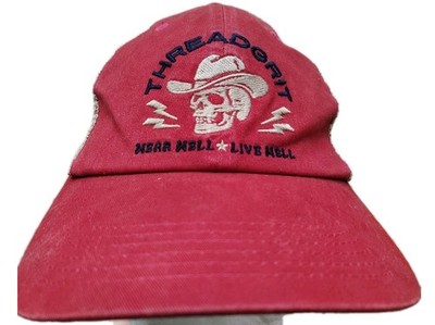 Thread Grit Near Hell: Live Hell Baseball Cap / Trucker Hat Adjustable