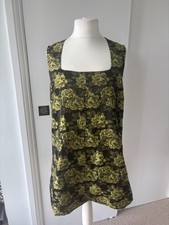 Ganni mini floral shift dress size 12 bnwt