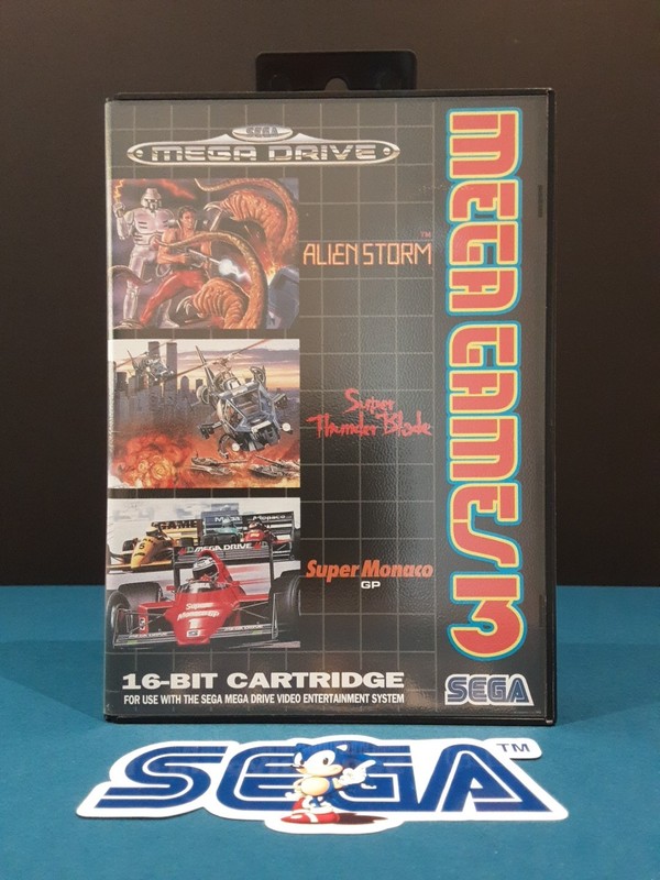 Mega Games 3. Sega Mega Drive (PAL). Complete With All 3 Manuals. Ex. Condition.
