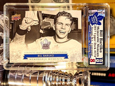 Bill Barilko Upper Deck Centennial 174 Fifty Mission Cap Tragically Hip HHA 8