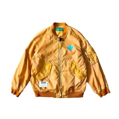DSQUARED2 Oversized Bomber Jacket IT44 (Fits like XL)  Yellow - One Life Capsule