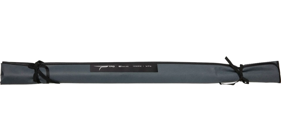 Caña de pescar con mosca Temple Fork Outfitters NXT etiqueta negra 9' 5wt 4 piezas fibra de carbono Foto 2 de 4