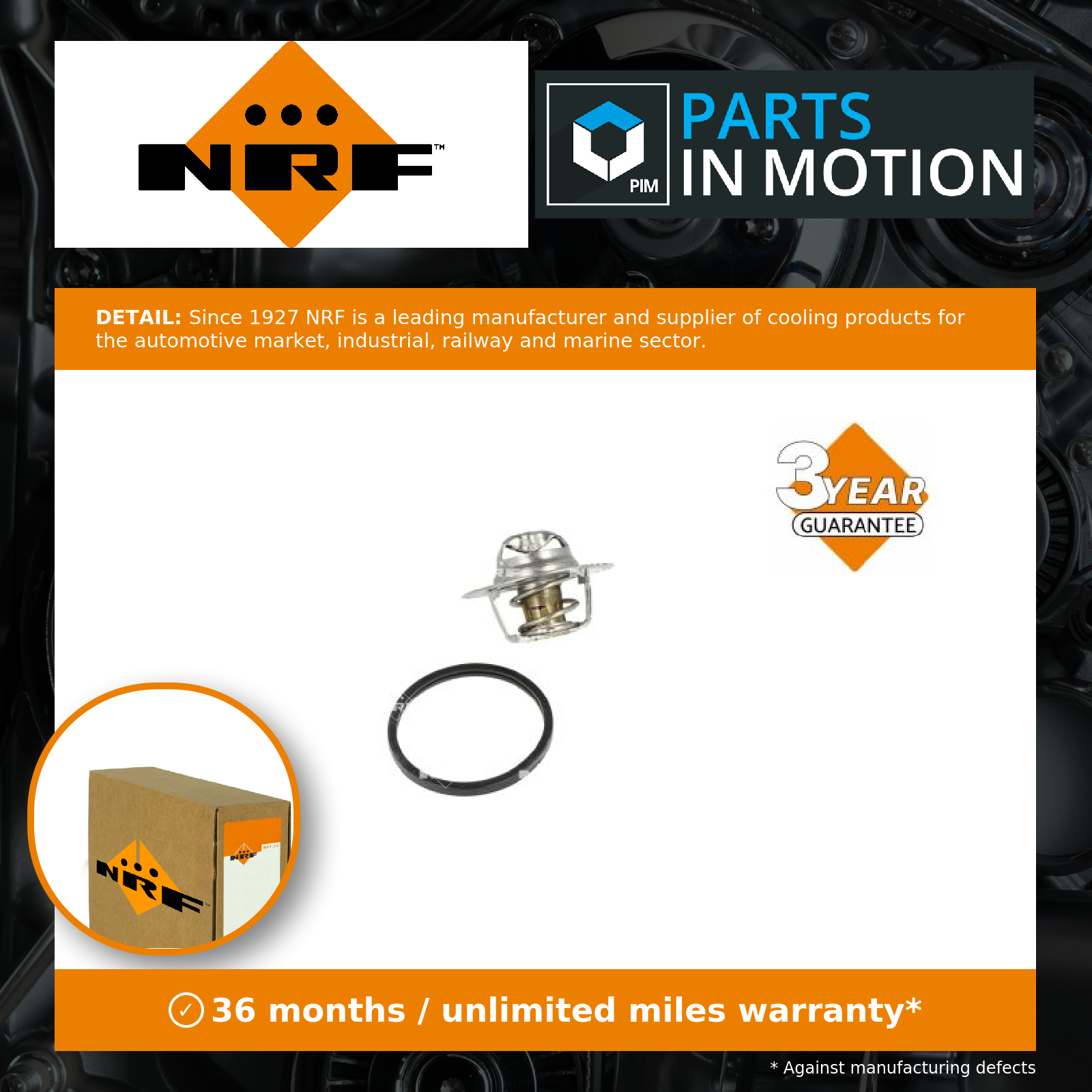 2x ✅Fits NRF 725156 Thermostat, coolant ⭐UK Seller⭐ - Image 5
