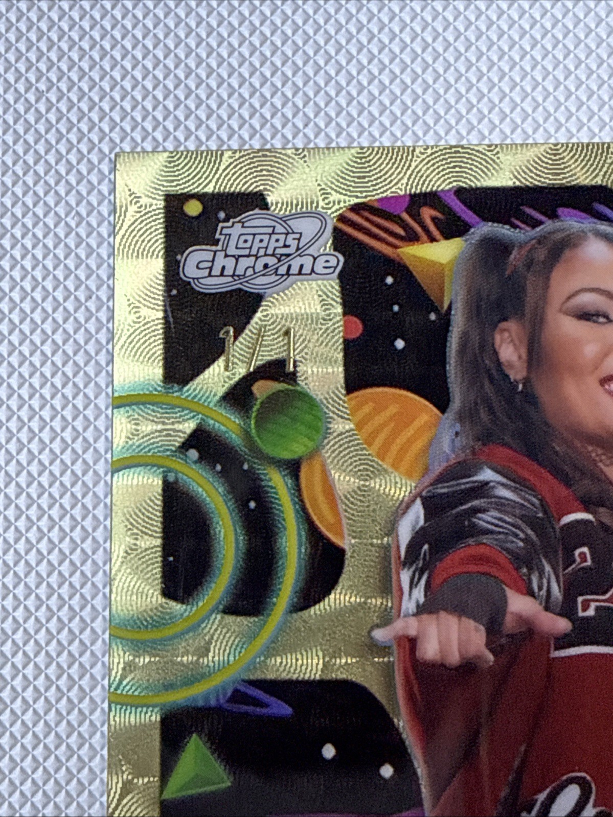 Michin 2026 Topps Chrome Cosmic WWE Card #143 SUPERFRACTOR One Of One 1/1 π₯π₯π₯ view 2