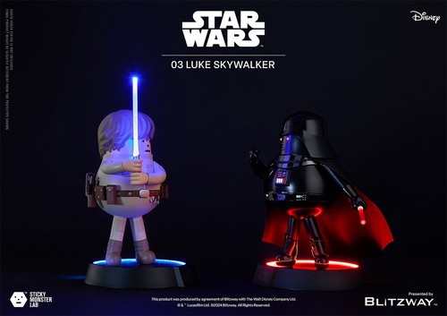 Figura Coleccionable BLITZWAY SML Luke Skywalker Con Iluminación LED 18cm Nuevo Stock - Imagen 11 de 11