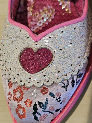 Irregular Choice Fairy Coquette Splendid Story EU 37 US 6 Rosa Corazón Bombas Tacones - Imagen 10 de 10