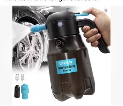 #ad 2L Electric Foam Sprayer 60PSI Powerful Battery Powered Car Foam Sprayer $44.90