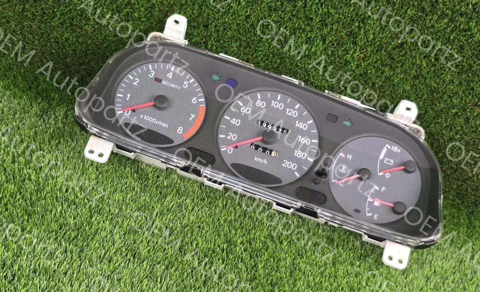 Toyota Corolla AE100 Ae101 1993-1997 Manual FX GT Mostrador Cinza Cluster Fabricante de Equipamento Original Jdm usado - Imagem 2 de 4