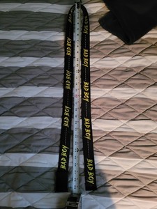 New Bad Boy 58" Men's Apparel Belt Tie Me Up Tie Me Down Unisex Black Yellow