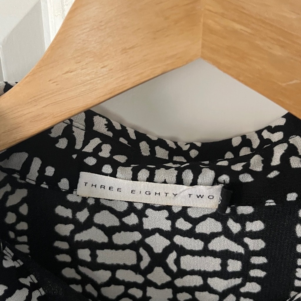 Three Eighty Two Oversized button down high low 3… - image 6